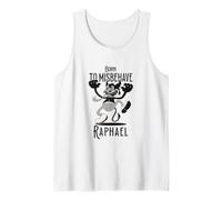 Hombre Raphael - Nombre de Chico Genial con un diablillo Lindo Camiseta sin Mangas