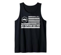 Hombre Repo Repoman Repo Man Bandera Estadounidense patriótica Retro Camiseta sin Mangas