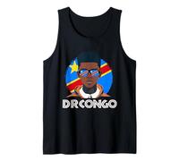 Hombre República Democrática del Congo, Bandera Congoleña, RD Congo Boy, African Boy, Camiseta sin Mangas