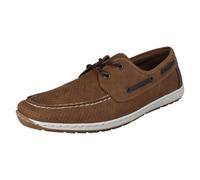 Hombre Rieker Informal Detallado Cordones Zapatos Náuticos Estilo '08816'