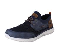 Hombre Rieker Luz Caminar Ingrávido sin Cordones Barco Ocasional Zapatos - B9643