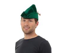 Hombre Robin Hood Sombrero Suave Fieltro Accesorio Para Medieval Edad Media De