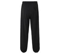 Hombre Ropa para El Hogar Pantalones Cortos Yoga Pijama Tai Chi Gris Oscuro XL