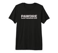 Hombre Saint Bernard Dad Dog Lover Typography Design Camiseta Premium