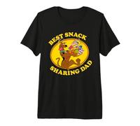 Hombre Scooby-Doo Father's Day Best Snack Sharing Dad Camiseta Premium