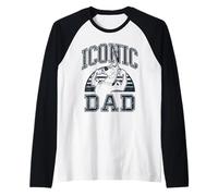 Hombre Scooby-Doo Father's Day Iconic Dad Camiseta Manga Raglan