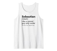 Hombre Sebastian como Un Chico Normal Solo Cooler Legend King First Camiseta sin Mangas