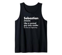 Hombre Sebastian como Un Chico Normal Solo Cooler Legend King First Camiseta sin Mangas