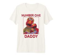 Hombre Sesame Street Father's Day Number One Daddy Camiseta Premium
