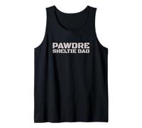 Hombre Sheltie Dad Dog Lover Shetland Sheepdog Owner Camiseta sin Mangas