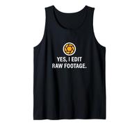 Hombre Sí, edito Raw Footage Edición de película Divertida para un Editor de Video Camiseta sin Mangas