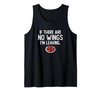 Hombre Si no Hay alas, me voy de los Divertidos Amantes de Las alas de búfalo Camiseta sin Mangas
