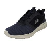 Skechers Bounder, Sneakers Hombre, Navy Mesh/PU/Trim, 47.5 EU