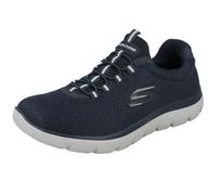 Hombre Skechers Espuma Viscoelástica sin Cordones Casual Zapatillas Elásticos