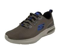 Skechers DYNA-AIR, Zapatillas Hombre, Charcoal Mesh/Black Trim, 46 EU