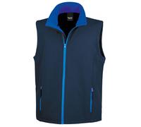 Hombre Softshell Calentador Impermeable Cremallera Bolsillos Chaqueta Chaleco