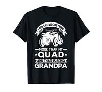 Hombre Sólo me encanta mi Quad y ser abuelo ATV Camiseta