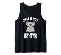 Hombre Solo un Chico Que ama a los Koalas Camiseta sin Mangas