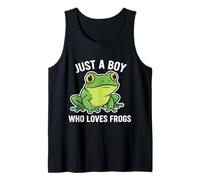 Hombre Solo un niño Que ama Las Ranas Camiseta sin Mangas