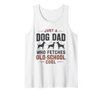 Hombre Solo un Padre de Perro Que Busca a un Amante Retro de los 80 de la Vieja Escuela Camiseta sin Mangas