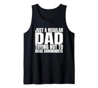 Hombre Solo un padre normal tratando de no criar comunistas Camiseta sin Mangas
