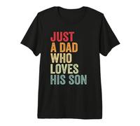 Hombre Solo un Padre Que ama a su Hijo, papá, Hijo, Padre, Hijo Camiseta Premium