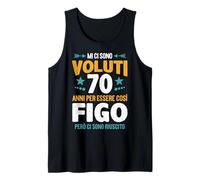 Hombre Sono voluti 70 Anni Essere figo 70 como Regalo de cumpleaños Camiseta sin Mangas