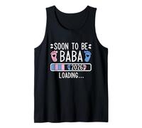 Hombre Soon to Be Baba 2026 Loading Pregnancy Announcement 2026 Camiseta sin Mangas