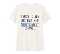 Hombre Soon to Be Big Brother 2026 Loading Pregnancy Announcement Camiseta Premium