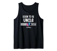 Hombre Soon to Be Uncle 2026 Loading New Uncle 1st Time Uncle 2026 Camiseta sin Mangas