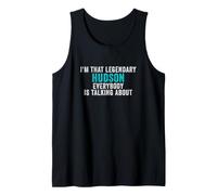 Hombre Soy Ese Hudson Legendario del Que Todo el Mundo Habla Camiseta sin Mangas