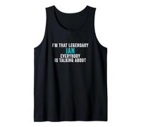 Hombre Soy Ese Legendario Ian del Que Todo el Mundo está Hablando Camiseta sin Mangas