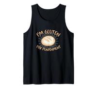 Hombre Soy Gluten para el Castigo para los Amantes del Pan de Masa Madre Camiseta sin Mangas