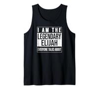 Hombre Soy la Camisa legendaria, Idea de Regalo para Elijah Camiseta sin Mangas