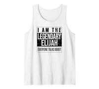 Hombre Soy la Camisa legendaria, Idea de Regalo para Elijah Camiseta sin Mangas