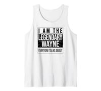 Hombre Soy la Camisa legendaria, Idea de Regalo para Wayne Camiseta sin Mangas