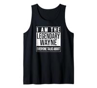 Hombre Soy la Camisa legendaria, Idea de Regalo para Wayne Camiseta sin Mangas