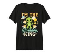 Hombre Soy la Fiesta alienígena del Rey del Camiseta Premium