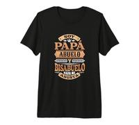 Hombre Soy Papá, Abuelo Y Bisabuelo. Nada Me Asusta Camiseta Premium