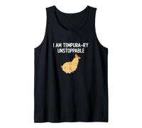 Hombre Soy Tempura-ry Imparable Tempura Humor Fans de la Comida Japonesa Camiseta sin Mangas