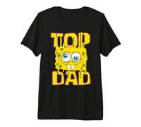 Hombre Spongebob Squarepants Father's Day Top Dad Sponge Face Camiseta Premium