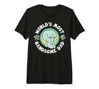 Hombre Spongebob Squarepants Father's Day World'S Most Handsome Dad Camiseta Premium