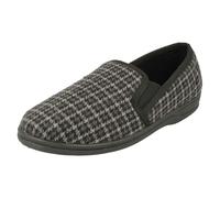 Hombre Spot On Mason Cuadros Detalle Gusset Pantuflas
