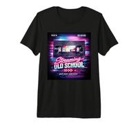 Hombre Streaming Old School Video Retro 80s 90s Tape Camiseta Premium