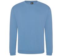 Hombre Sudadera Cuello Redondo Liso Informal Jersey Ropa de Trabajo Camisa S-7XL