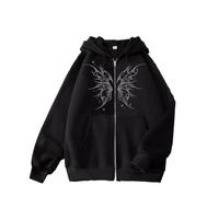 Hombre Sudadera Hoodie Capucha Cremallera Calavera Estampado Polares Cómodo | Premium Material Suave Transpirable Duradero Flexible Clásico Trabajo Diario Ligero Cálido Modern New Chaqueta Ropa Conjuntos
