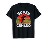 Hombre Super Cunado Español Cuñado Héroe Divertido Con Capa Camiseta