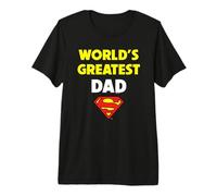 Hombre Superman Father's Day World Greatest Dad Camiseta Premium