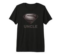Hombre Superman Man of Steel Super Uncle Camiseta Premium