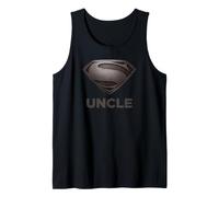 Hombre Superman Man of Steel Super Uncle Camiseta sin Mangas